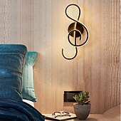 baratos Iluminação de Parede LED-Lightinthebox conduziu a lâmpada de parede moderna simples decoração criativa lâmpada de parede led hotel quarto lâmpada de cabeceira nórdico sala estar corredor lâmpada de parede ac220v
