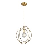 economico Luci Isola cucina-28 cm globo design forme geometriche lampada a sospensione metallo stile moderno globo in metallo finiture verniciate moderno stile nordico decorazioni natalizie 110-240 v