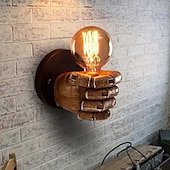 billige Vegglamper for innendørsbruk-lightinthebox antikk harpiks knyttneve vegglampe europeisk bar restaurant kafé dekorativ vegglampe venstre hånd høyre vegglampe juledekorasjon ac110v ac220v