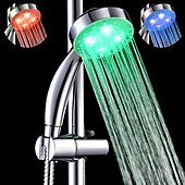 cheap Hand Shower-Contemporary Hand Shower Chrome Feature - Shower / Color Gradient / Rainfall, Shower Head