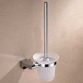 cheap Toilet Brush Holder-Toilet Brush Holder New Design / Creative Contemporary / Modern Stainless Steel / Zinc Alloy / Metal 1pc - Bathroom Wall Mounted