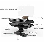 voordelige Head-up display-ZIQIAO 6 inch(es) Head Up Display GPS / Vouwbaar / Multifunctioneel display voor Automatisch / Bus / Truck Weergave KM / h MPH / ABS kunststof