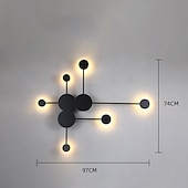 economico Luci da parete-lightinthebox luci da parete a led moderne in stile nordico da incasso plafoniere antiriflesso creativo soggiorno ufficio applique da parete in ferro 110-120v 220-240v 8 w