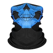 cheap Balaclavas &amp; Face Masks-Cycling Face Mask Cover Headwear Neck Gaiter Neck Tube Scarf Halloween UV Sun Protection Windproof Fast Dry Quick Dry Bike / Cycling American flag 108 Ghost head Winter for Men&#039;s Women&#039;s Motobike
