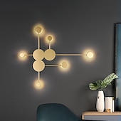 economico Luci da parete-lightinthebox luci da parete a led moderne in stile nordico da incasso plafoniere antiriflesso creativo soggiorno ufficio applique da parete in ferro 110-120v 220-240v 8 w
