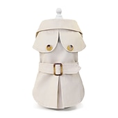ieftine paltoane-Trenci pentru câini, jachetă parka rezistentă la vânt haine elegante pentru câini în stil britanic pentru pisici mici (2-18 lb) chihuahua malteză pomerania