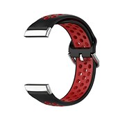 お買い得  Fitbitウォッチバンド-スマートウォッチバンド と互換性があります Fitbit Versa 4 Sense 2 Versa 3 Sense 合金 シリコーン スマートウォッチ ストラップ 弾性ある 調整可 ステンレス鋼のバックル スポーツバンド 置換 リストバンド