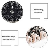 preiswerte Makrame -Wandhänge und gewebter Wandteppich-Boho-Packung mit 3 Tarot Weissagung gewebte böhmische Wandteppiche Kunstdekor Decke Vorhang zum Aufhängen Zuhause Schlafzimmer Wohnzimmer Dekoration nordische Baumwolle Leinen Quaste Mond Sterne