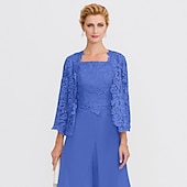 cheap Mother&#039;s Wraps-Mother&#039;s Wraps Bolero Coats / Jackets Elegant 3/4 Length Sleeve Floral Lace Wedding Guest Wraps With Lace For Fall Wedding Event Formal Party Spring &amp; Summer Only Wraps dress to impress 2025