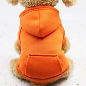abordables Sudaderas con capucha-Ropa para perros, sudaderas con capucha para perros pequeños, chaleco para perros pequeños, ropa para chihuahua, abrigo cálido, chaqueta, trajes para cachorros de otoño, ropa para perros y gatos