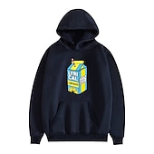 cheap Men&#039;s 3D Hoodies-Men&#039;s Print Long Sleeve Sweatshirts  Crew Neck Cool Designer Winter Black A Black B Pink A Clothing Apparel Designer Plus Size S M L XL XXL XXXL