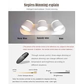 economico Luci da parete-Lightinthebox applique da parete per interni a doppia faccia che emette luce led dimmerabile lampada da parete girevole nordico moderno creativo camera da letto comodino hotel soggiorno ac110-240v