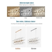 billige Øylys-9/12 hoder ledet anheng lys løvetann lysekrone fyrverkeri krystall lampe stue spisestue soverom lampe romantisk klesbutikk bar lampe 72cm 92 cm