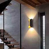 cheap Outdoor Wall Lights-1-Light 20cm Outdoor LED Wall Light Multi Color Up and Down Lighting Indoor Wall Lamp Hotels Courtyards Passages Gates Porch Corridor Modern 90-264V