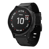 abordables Bracelets de montre Garmin-Bracelet de Montre  pour Garmin MARQ Descent G1 Fenix 7S Sapphire Solar / 6S Pro / 5S Plus Fenix 7 Sapphire Solar / 6 Pro / 5 Plus Forerunner 935 945 Vrai Cuir Remplacement Sangle 20mm 22mm 26mm
