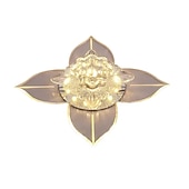 baratos Candeeiros de Teto-20cm led luz de teto de cristal luz de varanda corredor lâmpada moderna flor desgin luzes embutidas de metal galvanizado 110-240 v