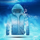 cheap Outdoor Jackets-Men&#039;s Women&#039;s Hiking Jacket Hiking Skin Jacket Hiking Windbreaker Summer Outdoor Waterproof UV Sun Protection Sunscreen Windproof Hoodie Ultraviolet Resistant Jacket Raincoat Camping / Hiking Fishing