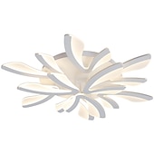 economico Lampade da soffitto con dimmer-plafoniera a led dimmerabile moderna dente di leone stile nordico lampada da soffitto in acrilico design minimalista a strati soggiorno luci della sala da pranzo ac220v solo dimmerabile con