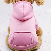 abordables Sudaderas con capucha-Ropa para perros, sudaderas con capucha para perros pequeños, chaleco para perros pequeños, ropa para chihuahua, abrigo cálido, chaqueta, trajes para cachorros de otoño, ropa para perros y gatos