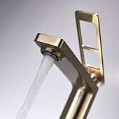 cheap Classical-Single Handle Bathroom Faucet, Painted Finishes/Electroplated/Chrome One Hole Centerset, Brass Bathroom Sink Faucet with Hollow Handle