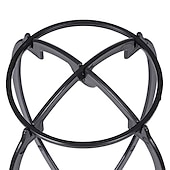 preiswerte Werkzeuge &amp; Zubehör-Perückenständer 3 Stück faltbarer schwarzer Perückenhalter für kurzes Haar 14,2 Zoll zusammenklappbares Display-Werkzeug Perückenständer tragbarer reisender Huthalter Haartrockner