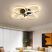 billige Taklamper med dimming-led taklampe sirkel ring nordisk gull akryl 2 3 5 6 hoder utvendig belysning stue taklampe enkel moderne kunst taklampe luksus ledet soverom lys ac220v