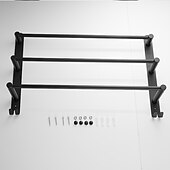 economico Portasciugamani-Portasciugamani a muro Multistrato / Nuovo design / Creativo Moderno / Tradizionale Acciaio inossidabile 1 pc - Bagno / Bagno dell&#039;hotel 3 portasciugamani Montaggio su parete