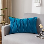 cheap Textured Throw Pillows-Decorative Toss Pillows Velvet Cover for Pillows Pillow Case Cover Home office Pillow Case Cover Modern Sample Room Cushion Cover Outdoor Cushion for Sofa Couch Bed Chair Pink Blue Sage Green Purple