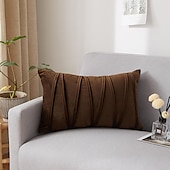 cheap Textured Throw Pillows-Decorative Toss Pillows Velvet Cover for Pillows Pillow Case Cover Home office Pillow Case Cover Modern Sample Room Cushion Cover Outdoor Cushion for Sofa Couch Bed Chair Pink Blue Sage Green Purple