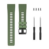 abordables Bracelets de montre Garmin-Bracelet de montre connectée pour Garmin Forerunner 30/35 Silicone Montre intelligente Sangle Doux Respirable Bracelet Sport Remplacement Bracelet