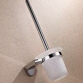 cheap Toilet Brush Holder-Toilet Brush Holder New Design / Creative Contemporary / Modern Stainless Steel / Zinc Alloy / Metal 1pc - Bathroom Wall Mounted