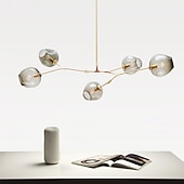 economico Lampadari-multi head magic bean lampadario caldo bianco luce creativa arte moderna soggiorno lampada heteromorphic nordic semplice sfera di vetro molecolare sala da pranzo ac110v ac220v