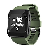 abordables Bracelets de montre Garmin-Bracelet de montre connectée pour Garmin Forerunner 30/35 Silicone Montre intelligente Sangle Doux Respirable Bracelet Sport Remplacement Bracelet