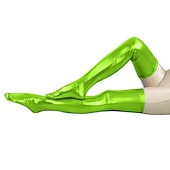 halpa Kiiltävä-Zentai sopii Sukat ja sukkahousut Ihon puku Karnevaali puku Kokohaalari Naisten Cosplay Halloween Yhtenäinen väri Puku varten Halloween Karnevaali Naamiaiset Aikuisten