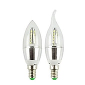 economico Lampadine LED a candela-10 pz alta brillante lampara led e14 candela led lampadina 5w 7w led lampada luce 220v argento bianco freddo ampolla