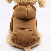 abordables Sudaderas con capucha-Ropa para perros, sudaderas con capucha para perros pequeños, chaleco para perros pequeños, ropa para chihuahua, abrigo cálido, chaqueta, trajes para cachorros de otoño, ropa para perros y gatos