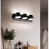 economico Luci da parete-Lightinthebox applique da parete per interni a doppia faccia che emette luce led dimmerabile lampada da parete girevole nordico moderno creativo camera da letto comodino hotel soggiorno ac110-240v