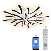 economico Lampade da soffitto con dimmer-plafoniera a led dimmerabile moderna dente di leone stile nordico lampada da soffitto in acrilico design minimalista a strati soggiorno luci della sala da pranzo ac220v solo dimmerabile con