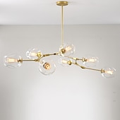 economico Lampadari-multi head magic bean lampadario caldo bianco luce creativa arte moderna soggiorno lampada heteromorphic nordic semplice sfera di vetro molecolare sala da pranzo ac110v ac220v