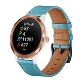 levne Pásky na hodinky Garmin-Pásek hodinek pro Garmin Forerunner 265 255 Active 5 Venu 3 2 Plus Vivoactive 4 3 Vivomove Sport Approach S42 S40 20mm 22mm Pravá kůže Výměna, nahrazení Popruh 20mm 22mm Kožená smyčka Náramek