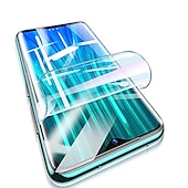 זול מגיני מסך ל-Samsung-2 סטים מגן מסך עבור סמסונג גלקסי S24 Ultra Plus S23 S22 S21 S20 Plus Ultra A54 A34 A14 A72 A52 A42 A71 A51 A31 TPU הידרוג&#039;ל סרט הידרוג קשיחות 9H ריפוי עצמי אנטי בועות נוגד טביעות אצבעות (HD