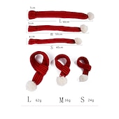 cheap For Pets-Dog Christmas Dog Scarf Cartoon Winter Dog Clothes Puppy Clothes Dog Outfits Green Gray Red Costume for Girl and Boy Dog Plush Fabric S M L, Christmas Gift for Dogs