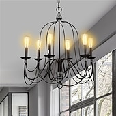 preiswerte Strahlende Glühlampen-6 Stück 40 W E14 St48 Glühlampe Vintage Edison Glühbirne warmweiß 2200–2700 K Retro dimmbar für Kerzenpendelleuchte Kronleuchter 220–240 V