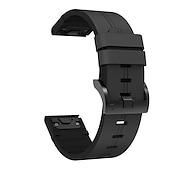 abordables Bracelets de montre Garmin-Bracelet de Montre  pour Garmin MARQ Descent G1 Fenix 7S Sapphire Solar / 6S Pro / 5S Plus Fenix 7 Sapphire Solar / 6 Pro / 5 Plus Forerunner 935 945 Vrai Cuir Remplacement Sangle 20mm 22mm 26mm