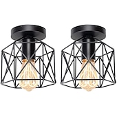 abordables Luminaires de Plafond Simplicité-14cm LED pendentif lumière porche lumière couloir couloir encastré lumières métal noir pays 110-120v 220-240v