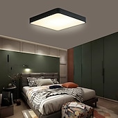 お買い得  シーリングライト調光可能タイプ-40cmのモダンな北欧LEDシーリングライトスクエアデザインフラッシュマウントライトメタル220-240v