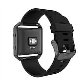 Недорогие Ремешки для часов Fitbit-Умный ремешок для часов для Фитбит Блейз силиконовый Умные часы Ремень Мягкость Дышащий Классическая застежка Спортивный ремешок Ремешок для SmartWatch с футляром Замена Браслет
