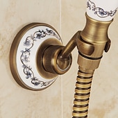 abordables Appareils de douche extérieurs-Ensemble de robinet de douche en laiton, mélangeurs à un trou installation murale cascade jet portable douchette avec eau froide/chaude
