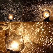 ieftine lumini proiectoare galaxie stele-Led proiector înstelat lampă de noapte de noptieră planetario casero pentru copii creșă de copii proiector de constelație planetariu lumini de peisaj nocturn decor acasă dormitor