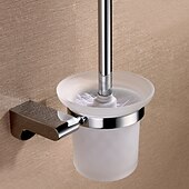 cheap Toilet Brush Holder-Toilet Brush Holder New Design / Creative Contemporary / Modern Stainless Steel / Zinc Alloy / Metal 1pc - Bathroom Wall Mounted